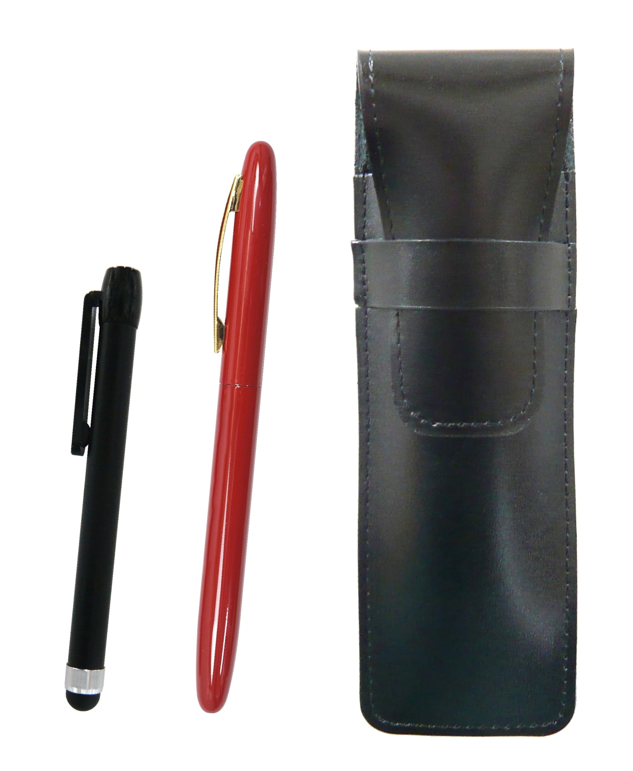 Slim Cowhide Pencil Case Black Metal Touch Bar Black and All Brass Brass Da Capo Rotary Ballpoint Pen Hysteric Red Set ASB-ALB-JT12
Slim Cowhide Pencil Case Black Metal Touch Bar Black and All Brass Brass Da Capo Rotary Ballpoint Pen Hysteric Red Set ASB-ALB-JT12