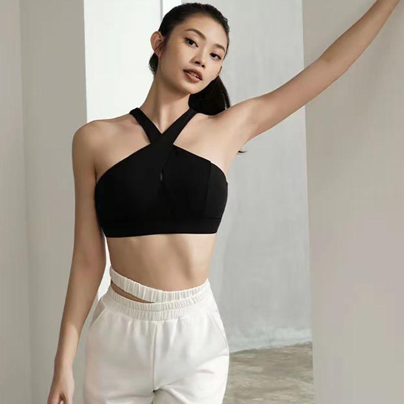 Yoga Clothing Top Yoga Vest Mesh Breathable Tight Belt Chest Pad Sexy Workout Exercise Underwear Female Lu Original Factory Black L
Yoga Clothing Top Yoga Vest Mesh Breathable Tight Belt Chest Pad Sexy Workout Exercise Underwear Female Lu Original Factory Black L