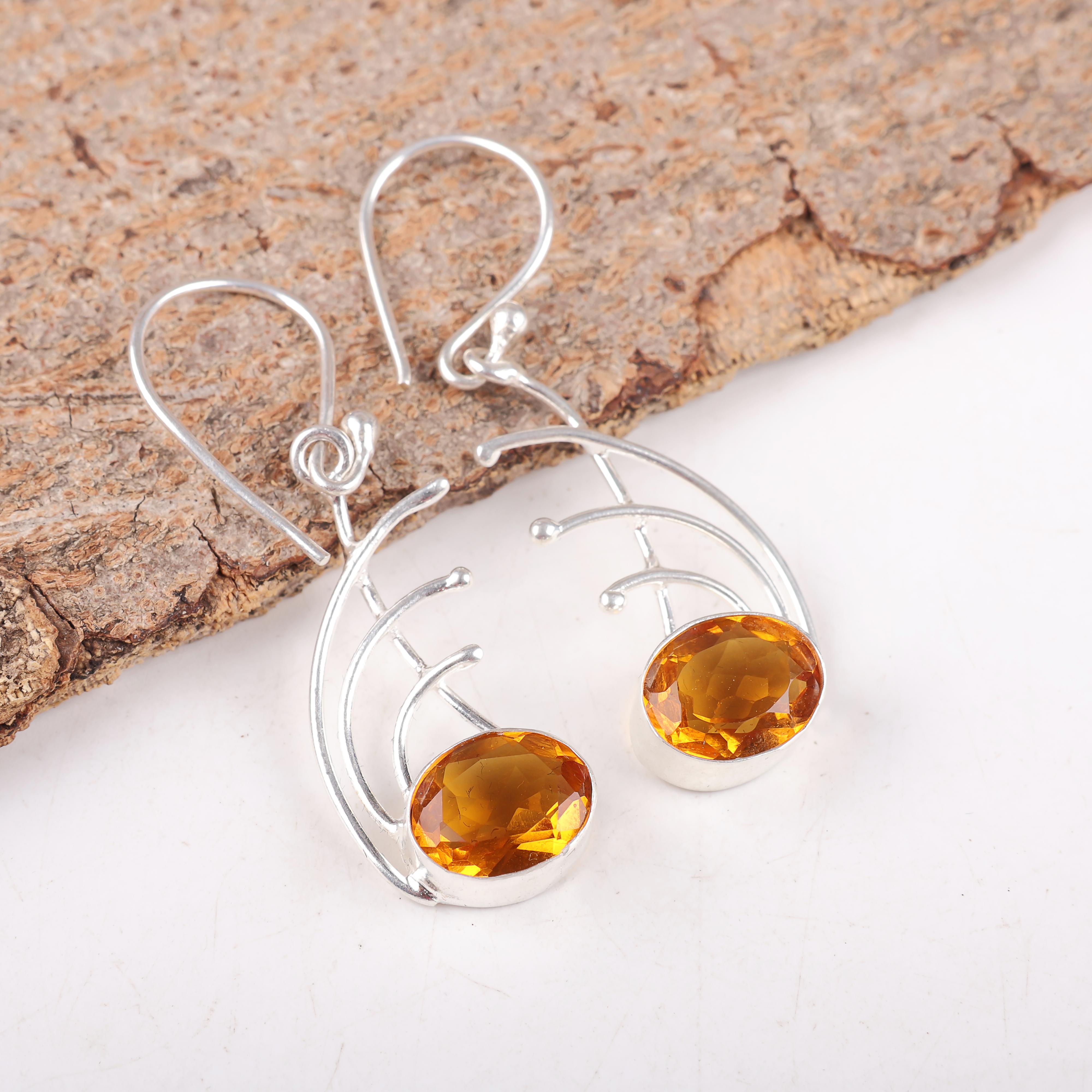 Citrine Gemstone Jewelry, 925 Solid Sterling Silver Earrings, Charming Citrine Silver Jewelry, Handmade Earrings For Wedding Gift 1.77 Inches помаранчевий
Citrine Gemstone Jewelry, 925 Solid Sterling Silver Earrings, Charming Citrine Silver Jewelry, Handmade Earrings For Wedding Gift 1.77 Inches помаранчевий