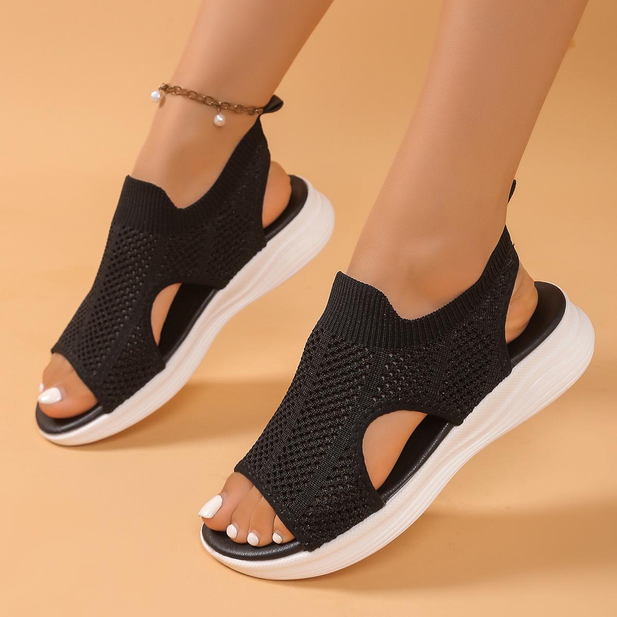 New mesh lightweight soft-soled casual sports women s shoes flat-soled fashion fly-woven student fish sandals women 42
New mesh lightweight soft-soled casual sports women s shoes flat-soled fashion fly-woven student fish sandals women 42