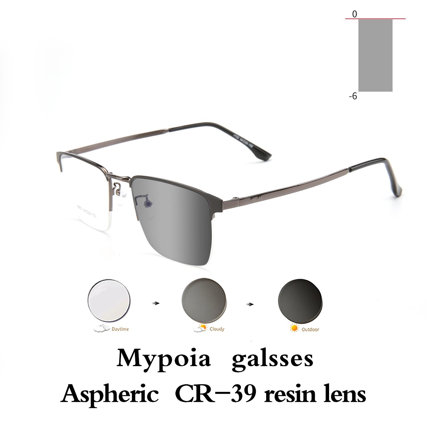 Photochromic Eye Glasses Men Women Myopia Eyeglasses Finished Glasses Students Myopia Sight Eyewear 0 -0.5 -1 -1.25 -1.5 -1.75 0
Photochromic Eye Glasses Men Women Myopia Eyeglasses Finished Glasses Students Myopia Sight Eyewear 0 -0.5 -1 -1.25 -1.5 -1.75 0
