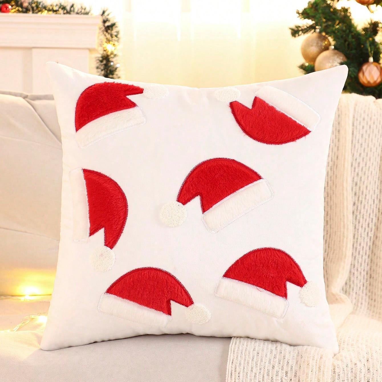 1 PC Christmas Hat Throw Pillow Cover Soft Living Room Decorative Sofa Cushion Covers Festive Christmas Pillow Covers 45x45 45x45cm
1 PC Christmas Hat Throw Pillow Cover Soft Living Room Decorative Sofa Cushion Covers Festive Christmas Pillow Covers 45x45 45x45cm