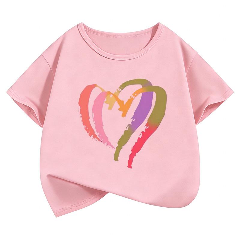 Colorful Love Heart Fashion Crew Neck Short Sleeve T Shirts Kids Children s T-shirt Boys Girls Summer Casual Aesthetics Top Tee 160 рожевий
Colorful Love Heart Fashion Crew Neck Short Sleeve T Shirts Kids Children s T-shirt Boys Girls Summer Casual Aesthetics Top Tee 160 рожевий