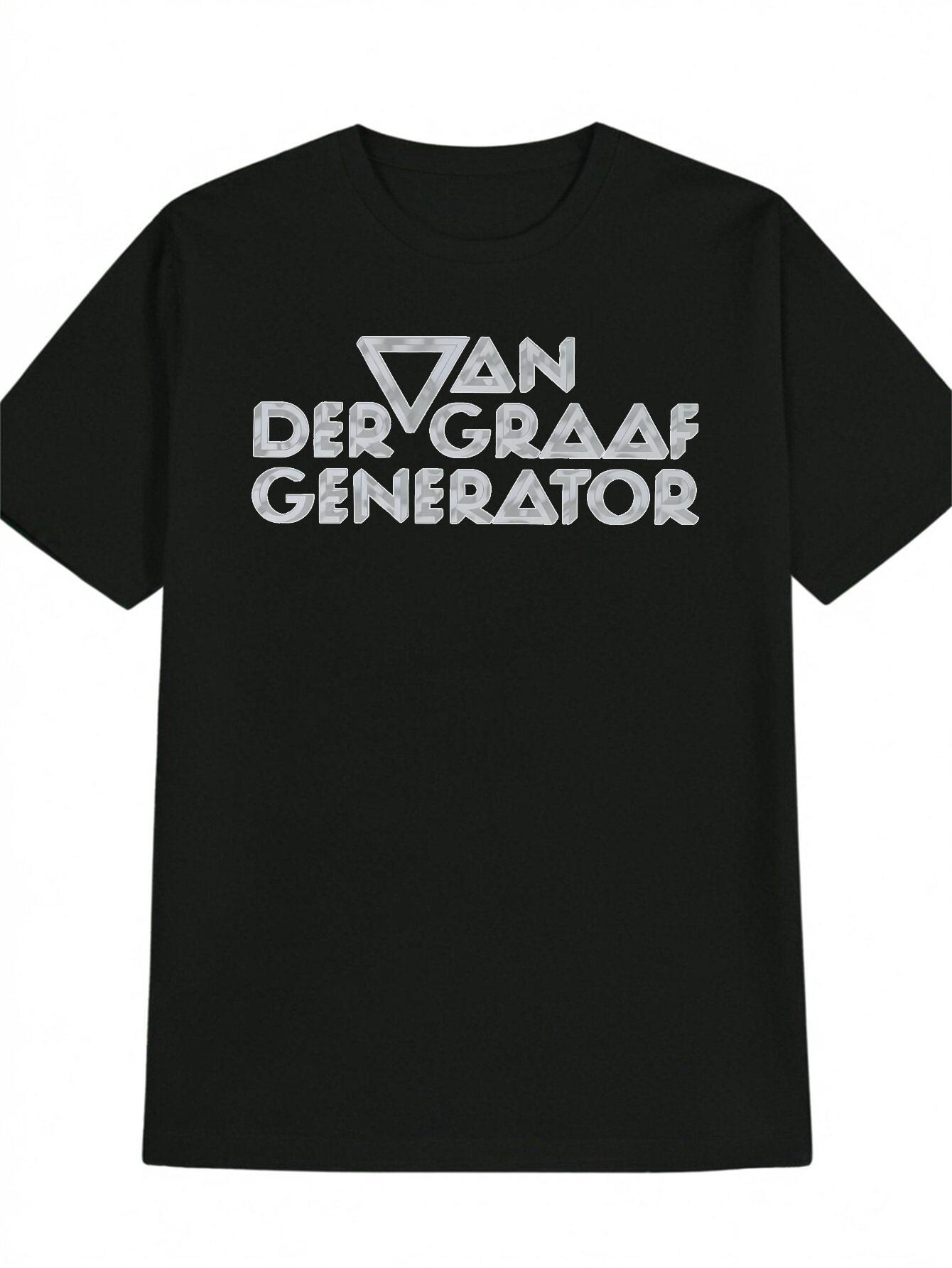 Casual Crew Neck T-shirt with VAN DER GRAAF GENERATOR Print XXXXL
Casual Crew Neck T-shirt with VAN DER GRAAF GENERATOR Print XXXXL