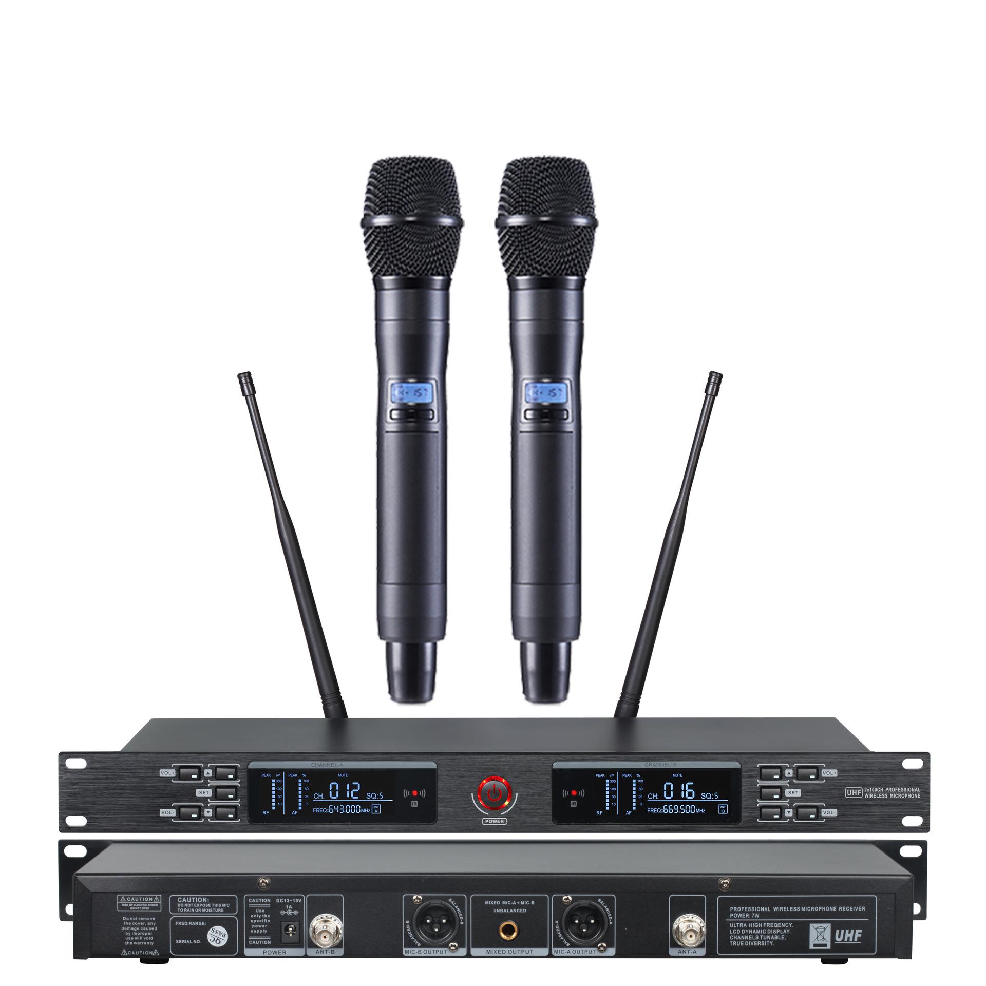 High-End Infrared U-Band Wireless Lavalier & Headset Microphone for KTV Stage and Conferences UK plug
High-End Infrared U-Band Wireless Lavalier & Headset Microphone for KTV Stage and Conferences UK plug