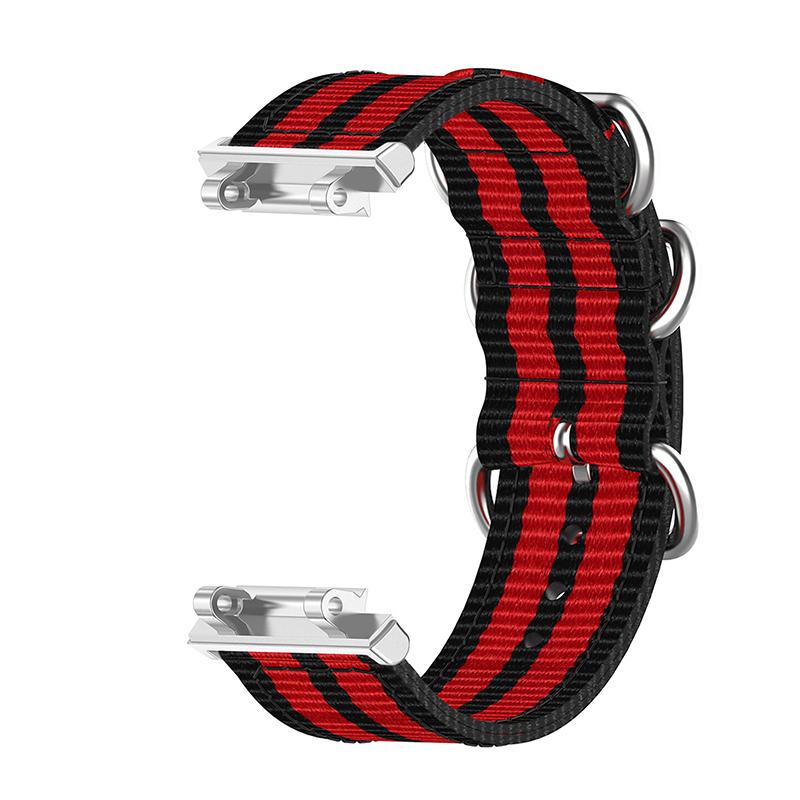 For Huami Amazfit T-Rex 2 Smart Watch Replacement Nylon Band 3 Buckles Design Adjustable Wrist Strap Black/Red
For Huami Amazfit T-Rex 2 Smart Watch Replacement Nylon Band 3 Buckles Design Adjustable Wrist Strap Black/Red