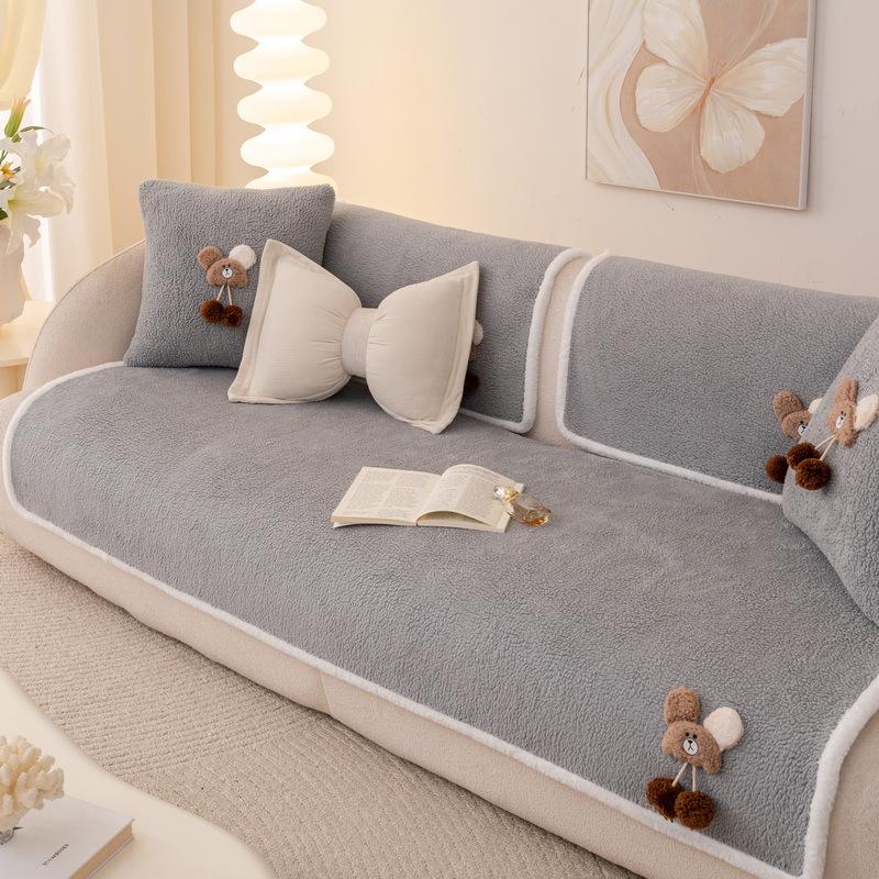 Sofa Cushion Light Luxury Cute Bear Autumn And Winter Sofa Seat Cushion New Plush Non-Slip Sofa Cover Cover Cloth Towel 70*70cm
Sofa Cushion Light Luxury Cute Bear Autumn And Winter Sofa Seat Cushion New Plush Non-Slip Sofa Cover Cover Cloth Towel 70*70cm