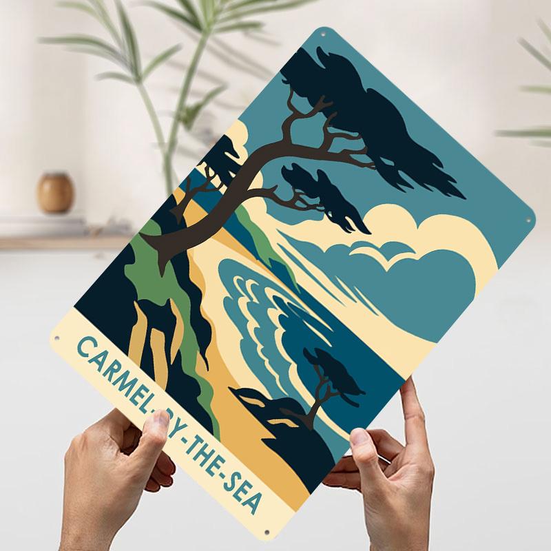 CarmelbytheSea Travel Poster Customized Wall Art Vintage Metal Signs Retro Tin Plaque for Man Cave Room Decorations Wand Deko 7.9x11.8In(20x30cm)
CarmelbytheSea Travel Poster Customized Wall Art Vintage Metal Signs Retro Tin Plaque for Man Cave Room Decorations Wand Deko 7.9x11.8In(20x30cm)