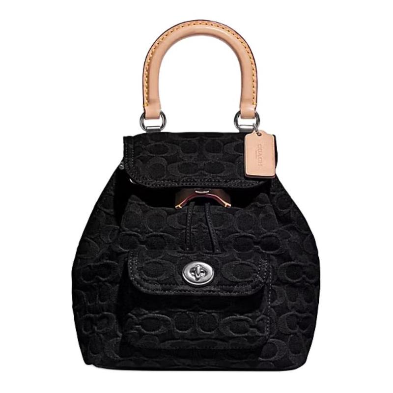 COACH Riya 23 solid color letter logo lock classic old floral bouquet fabric backpack medium women s black чорний
COACH Riya 23 solid color letter logo lock classic old floral bouquet fabric backpack medium women s black чорний