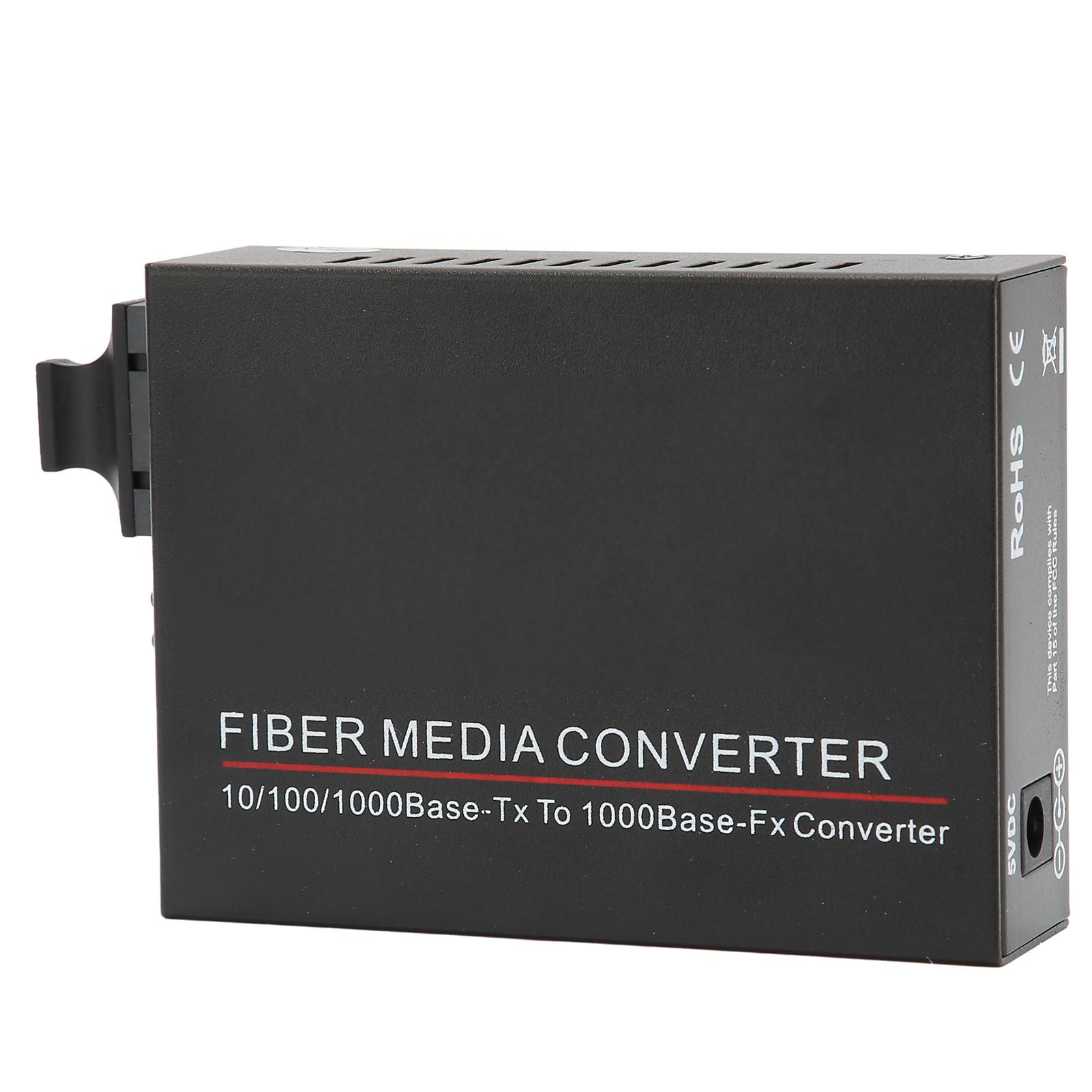 Fiber Transceiver TBCMC3602ED20 20kmSC1310nm RJ45 Fiber Optic Router US Plug
Fiber Transceiver TBCMC3602ED20 20kmSC1310nm RJ45 Fiber Optic Router US Plug
