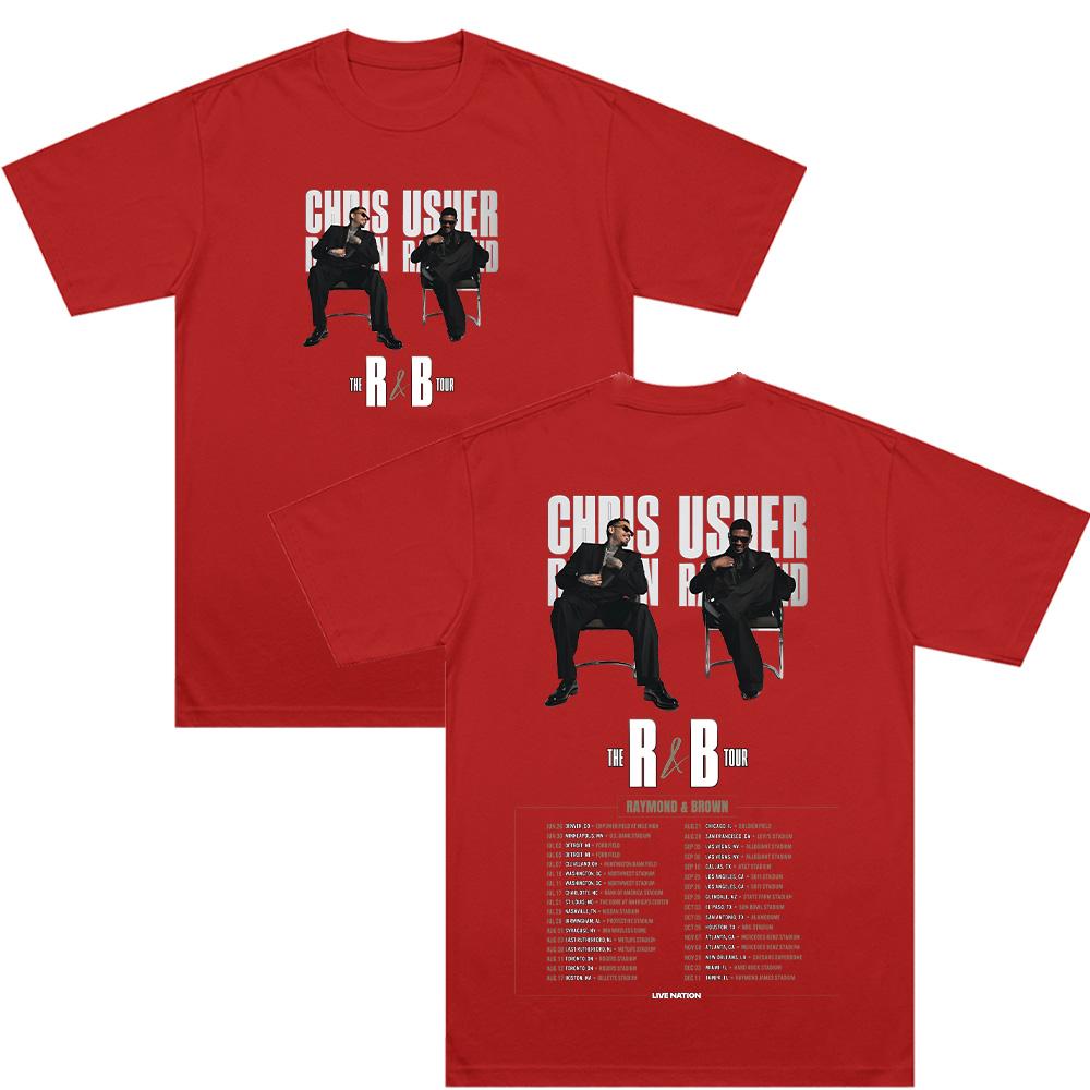 Chris Brown Usherr The RB Tour T Shirt Hip Hop Style Graphic Tee Unisex Casual Cotton Loose Short Sleeve Unisex Street Style Top S
Chris Brown Usherr The RB Tour T Shirt Hip Hop Style Graphic Tee Unisex Casual Cotton Loose Short Sleeve Unisex Street Style Top S
