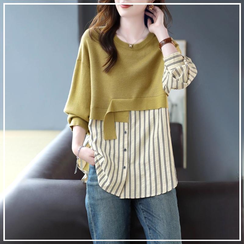 Senior Sense of Design Large Size Loose Fake Two Pieces Montage Show Off Weight Hoodies Shirt Asymmetric Women s Top Autumn 2026 XXL жовтий
Senior Sense of Design Large Size Loose Fake Two Pieces Montage Show Off Weight Hoodies Shirt Asymmetric Women s Top Autumn 2026 XXL жовтий