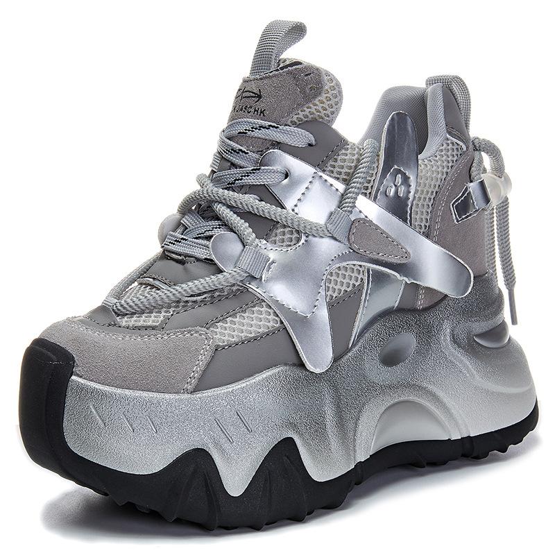 Inner height increase new breathable dad shoes platform mesh small sports and leisure shoes F 34 серебряный
Inner height increase new breathable dad shoes platform mesh small sports and leisure shoes F 34 серебряный
