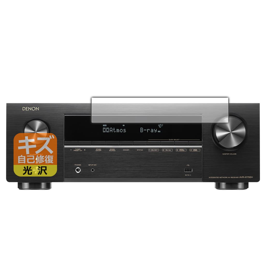 PDA Workshop DENON Защитная пленка от царапин глянцевая Сделано в Японии AVR-X1700H Самовосстановление
PDA Workshop DENON Защитная пленка от царапин глянцевая Сделано в Японии AVR-X1700H Самовосстановление