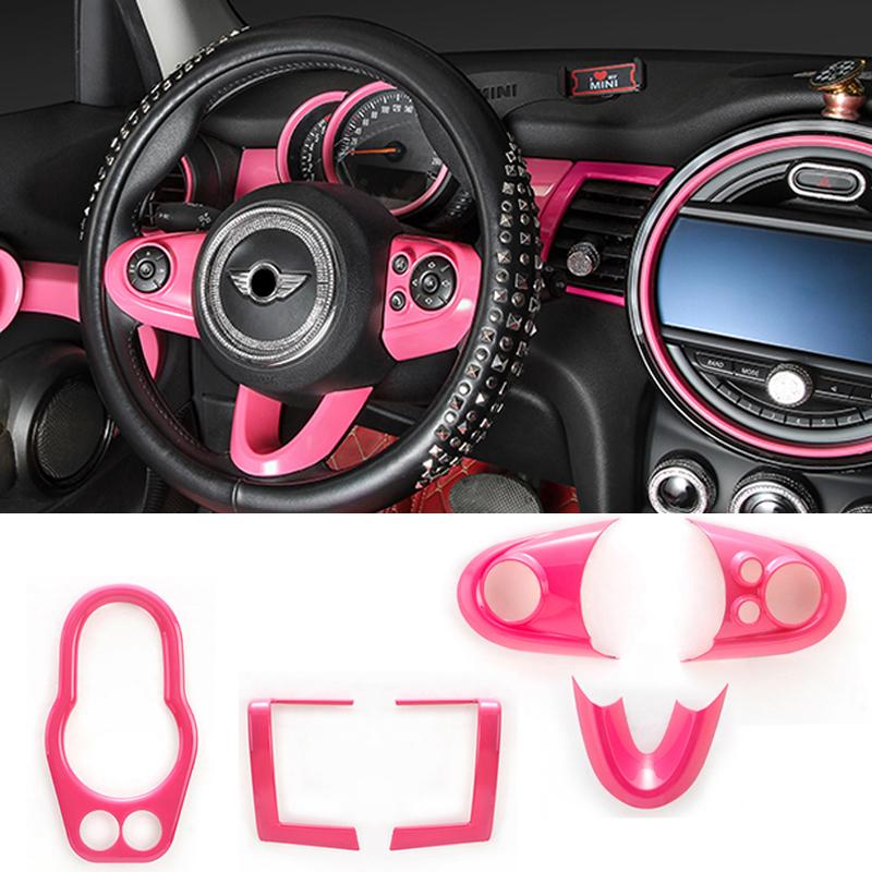 Steering wheel air outlet headlight adjustment rose Red decorative cover For BMW MINI Cooper F55 F56 Car interior
Steering wheel air outlet headlight adjustment rose Red decorative cover For BMW MINI Cooper F55 F56 Car interior