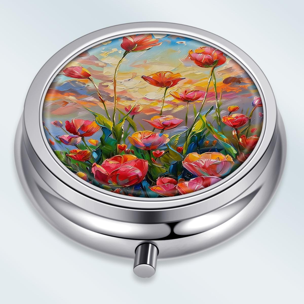 Portable Pill Box with 3 Compartments, Mini Metal Medicine Organizer Case, Cute Printed Pill Container for Vitamins, Pills, Jewelry, Travel, Daily Use разноцветный
Portable Pill Box with 3 Compartments, Mini Metal Medicine Organizer Case, Cute Printed Pill Container for Vitamins, Pills, Jewelry, Travel, Daily Use разноцветный
