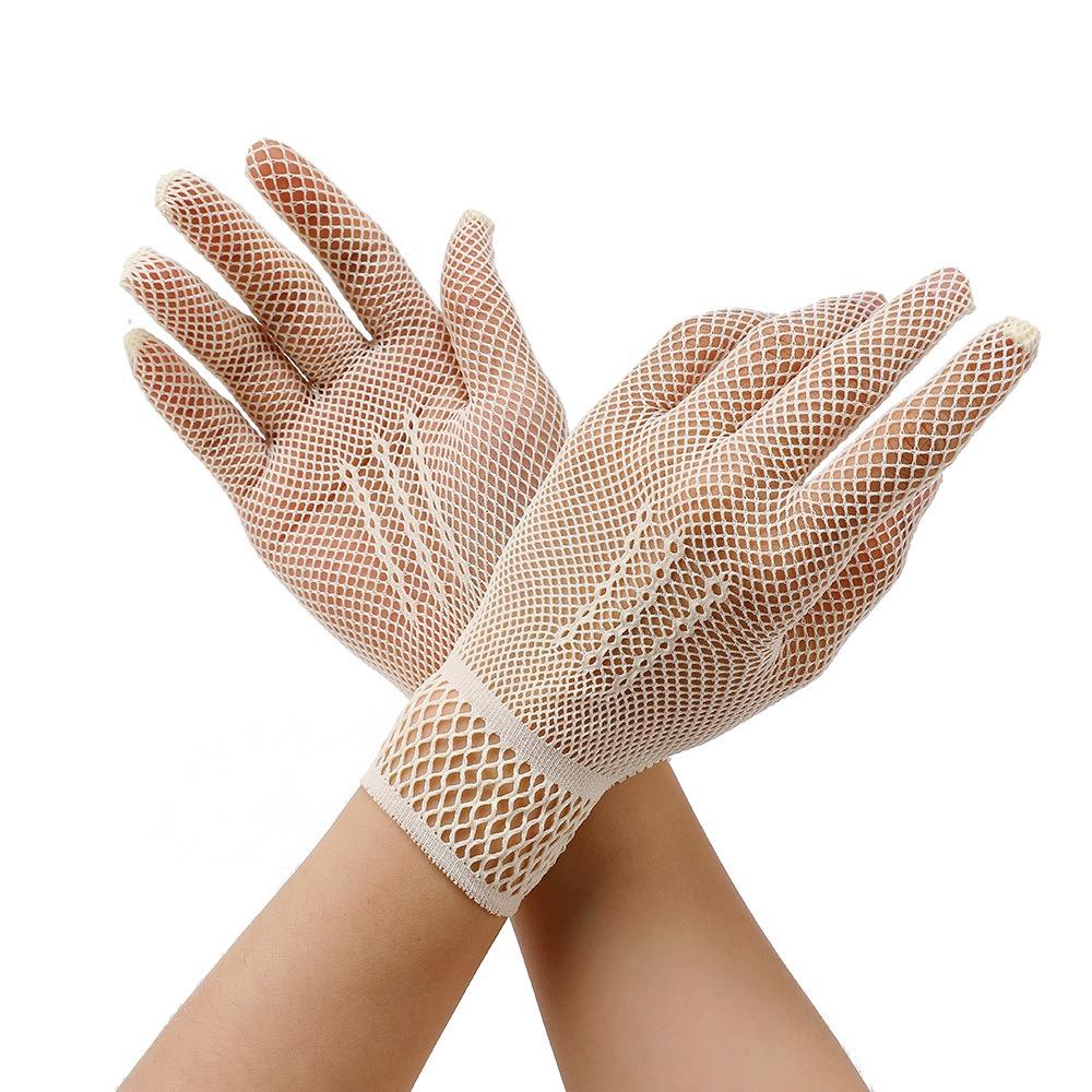Women Fashion Ruffle Lace Driving Gloves Thin Fishnet UV Resistant Breathable Sun Protection Gloves Black White бежевий
Women Fashion Ruffle Lace Driving Gloves Thin Fishnet UV Resistant Breathable Sun Protection Gloves Black White бежевий