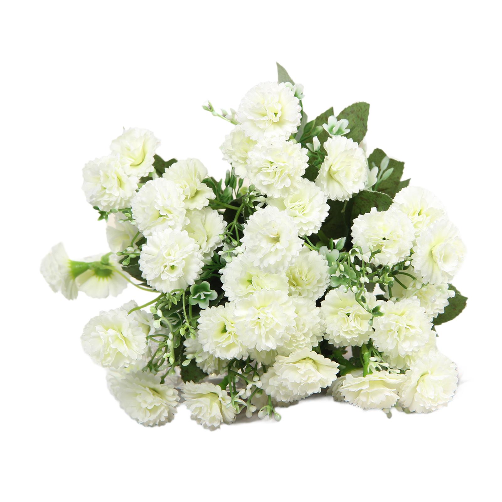 Artificial Flowers Faux Floral Arrangement Wedding Decoration Lifelike Elegant Carnation Simulation Flower for Yard Porch білий
Artificial Flowers Faux Floral Arrangement Wedding Decoration Lifelike Elegant Carnation Simulation Flower for Yard Porch білий