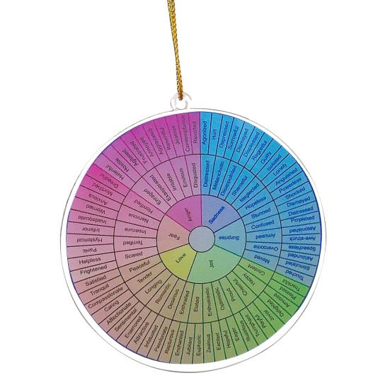 Hanging Emotion Wheel Chart 3.15 Feelings Wheel Ornament Car Rearview Mirror Decoration Bag Charm for Mood Therapy
Hanging Emotion Wheel Chart 3.15 Feelings Wheel Ornament Car Rearview Mirror Decoration Bag Charm for Mood Therapy