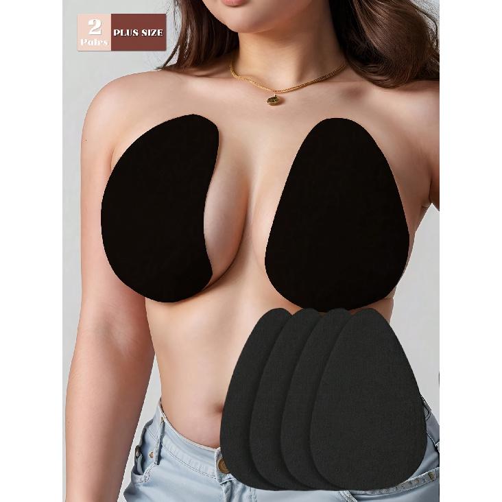 2 Pairs Of Invisible Adhesive Bra Pads, Strapless Design, Apricot/Brown/Black, 1-3XL Cup Sizes, Women S Adhesive Bra, Bra Accessories 3XL
2 Pairs Of Invisible Adhesive Bra Pads, Strapless Design, Apricot/Brown/Black, 1-3XL Cup Sizes, Women S Adhesive Bra, Bra Accessories 3XL