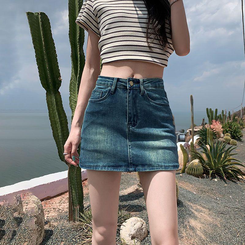 2025 High Waist Slimming Stretch Denim Mini Skirt with Lining - Petite Bodycon Style L
2025 High Waist Slimming Stretch Denim Mini Skirt with Lining - Petite Bodycon Style L