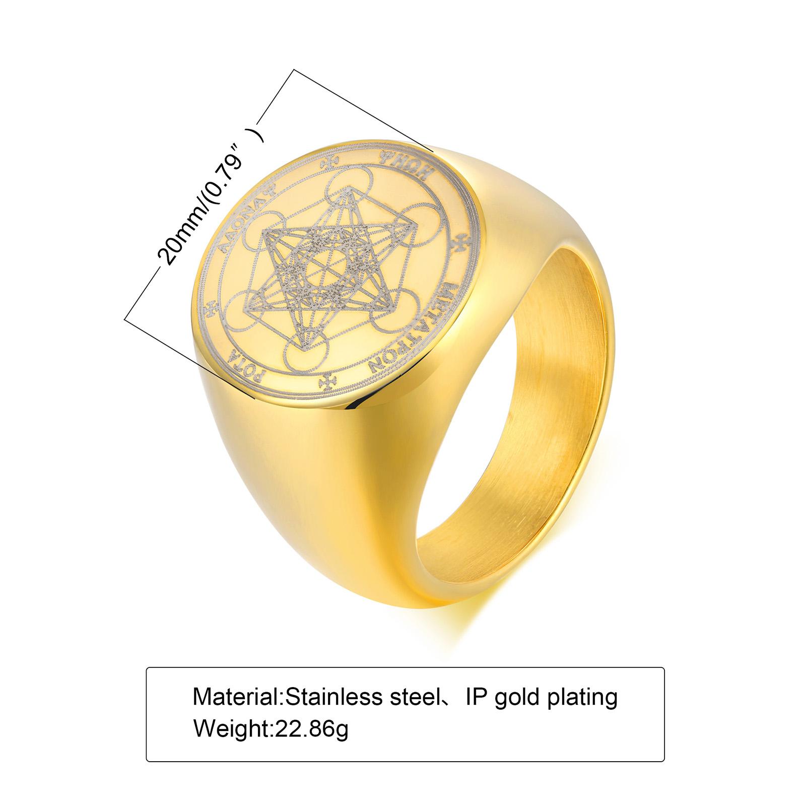 Men Signet Rings, Mens Amulet Ring,Solomon s Secret Seal Horse Seal of The Seven Archangels Stainless Steel Ring Jewelry 13
Men Signet Rings, Mens Amulet Ring,Solomon s Secret Seal Horse Seal of The Seven Archangels Stainless Steel Ring Jewelry 13