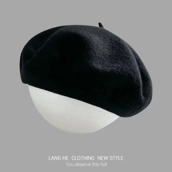 Women s Beret Hat French Style Artist Cap Solid Color Wool Casual Classic чорний
Women s Beret Hat French Style Artist Cap Solid Color Wool Casual Classic чорний