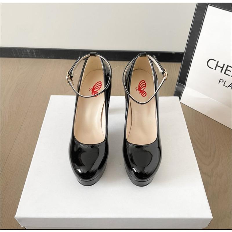 2025 New Sexy High Heel Shoes Casual Patent Leather Elegant Round Toe Thin Heel Shoes Women 34 чёрный
2025 New Sexy High Heel Shoes Casual Patent Leather Elegant Round Toe Thin Heel Shoes Women 34 чёрный