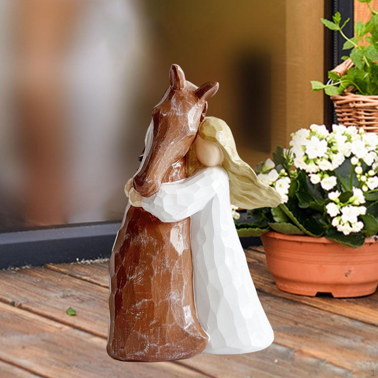Girl and Horse Statue Desktop Ornament Unique Resin Accent Modern Centrepiece Art Figurine Sculpture
Girl and Horse Statue Desktop Ornament Unique Resin Accent Modern Centrepiece Art Figurine Sculpture