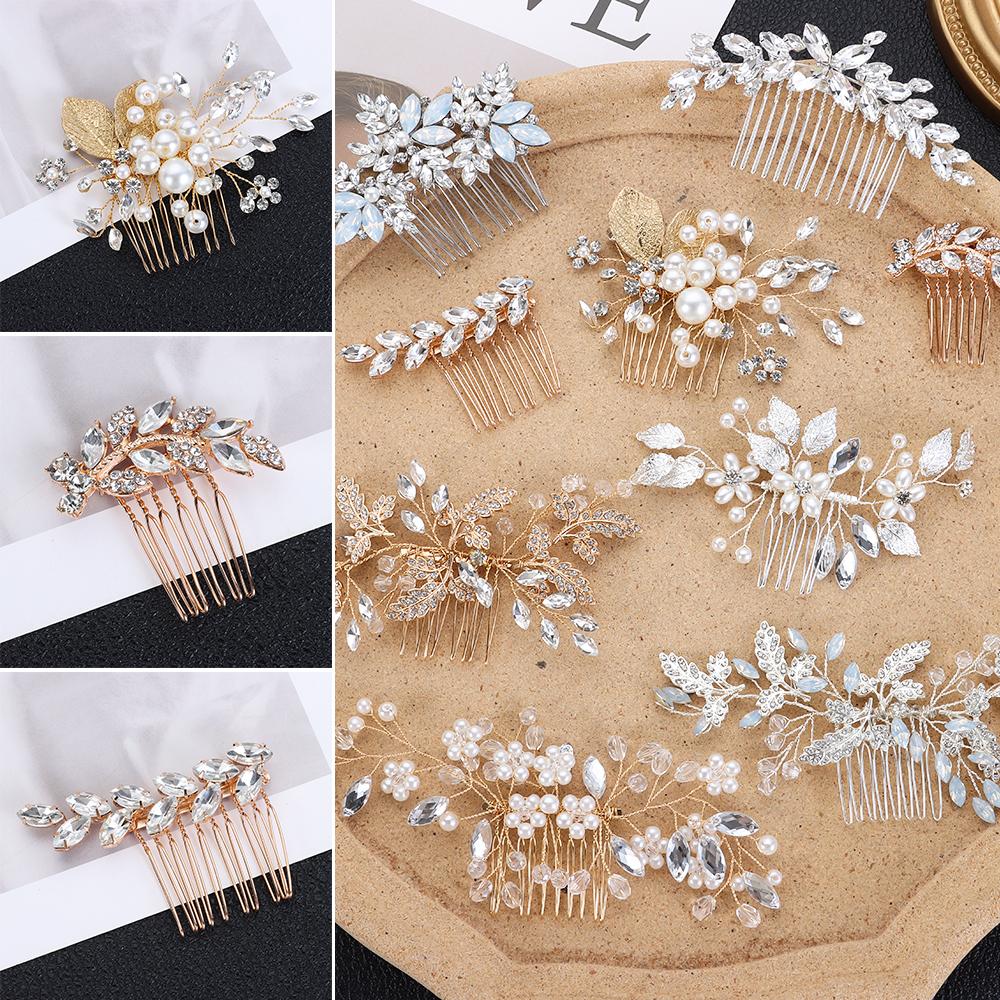 Fashion Hair Jewelry Pearl Leaves Tiara Romantic Flower Hair Pin Headpiece Hair Combs Bridal Clips
Fashion Hair Jewelry Pearl Leaves Tiara Romantic Flower Hair Pin Headpiece Hair Combs Bridal Clips