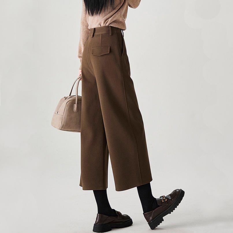 Woolen Wide-Leg Women s Pants 2025: Autumn/Winter Thick, Warm, Slimming, Casual Trousers L (approx. 105-115 lbs)
Woolen Wide-Leg Women s Pants 2025: Autumn/Winter Thick, Warm, Slimming, Casual Trousers L (approx. 105-115 lbs)
