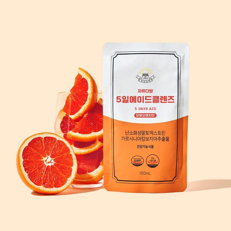 Jayudabang 5-Day Aid Cleanse Moro Orange Flavored Dietary Fiber Body Fat Reduction Kwaeupeon Health Functional Food, 100ml, 5 pieces
Jayudabang 5-Day Aid Cleanse Moro Orange Flavored Dietary Fiber Body Fat Reduction Kwaeupeon Health Functional Food, 100ml, 5 pieces