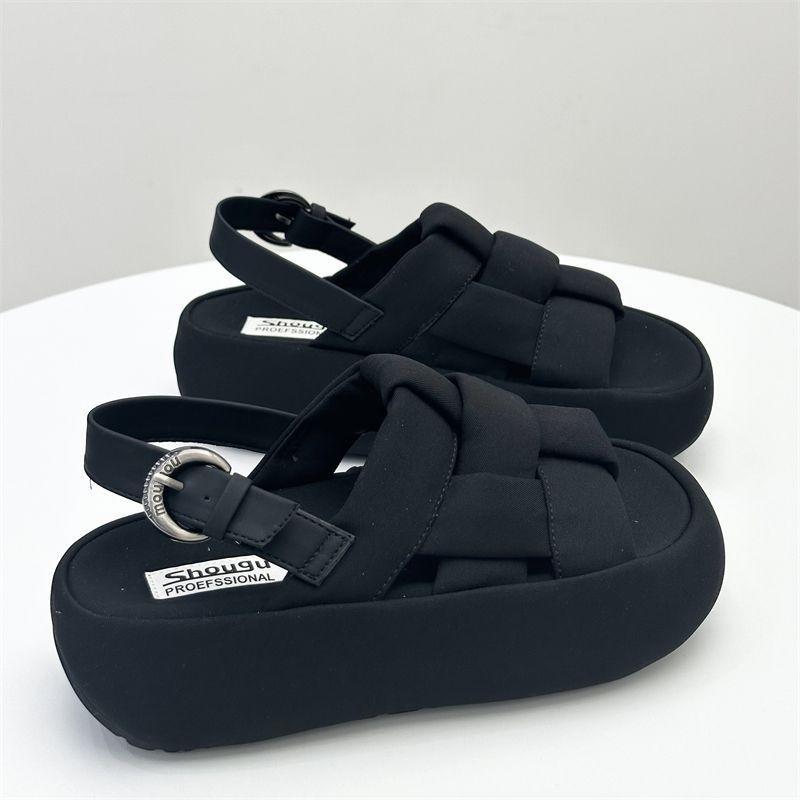 Fashion Luxury Sandals Women Designers High Heel Sandals Buckle Strap Casual Fashion Summer Platform Shoes for Women Sandalias De Mujer 40 чёрный
Fashion Luxury Sandals Women Designers High Heel Sandals Buckle Strap Casual Fashion Summer Platform Shoes for Women Sandalias De Mujer 40 чёрный