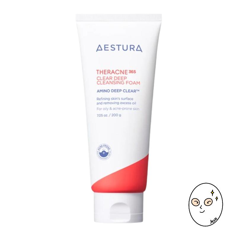 AESTURA Theracne 365 Clear Deep Cleansing Foam 200g
AESTURA Theracne 365 Clear Deep Cleansing Foam 200g