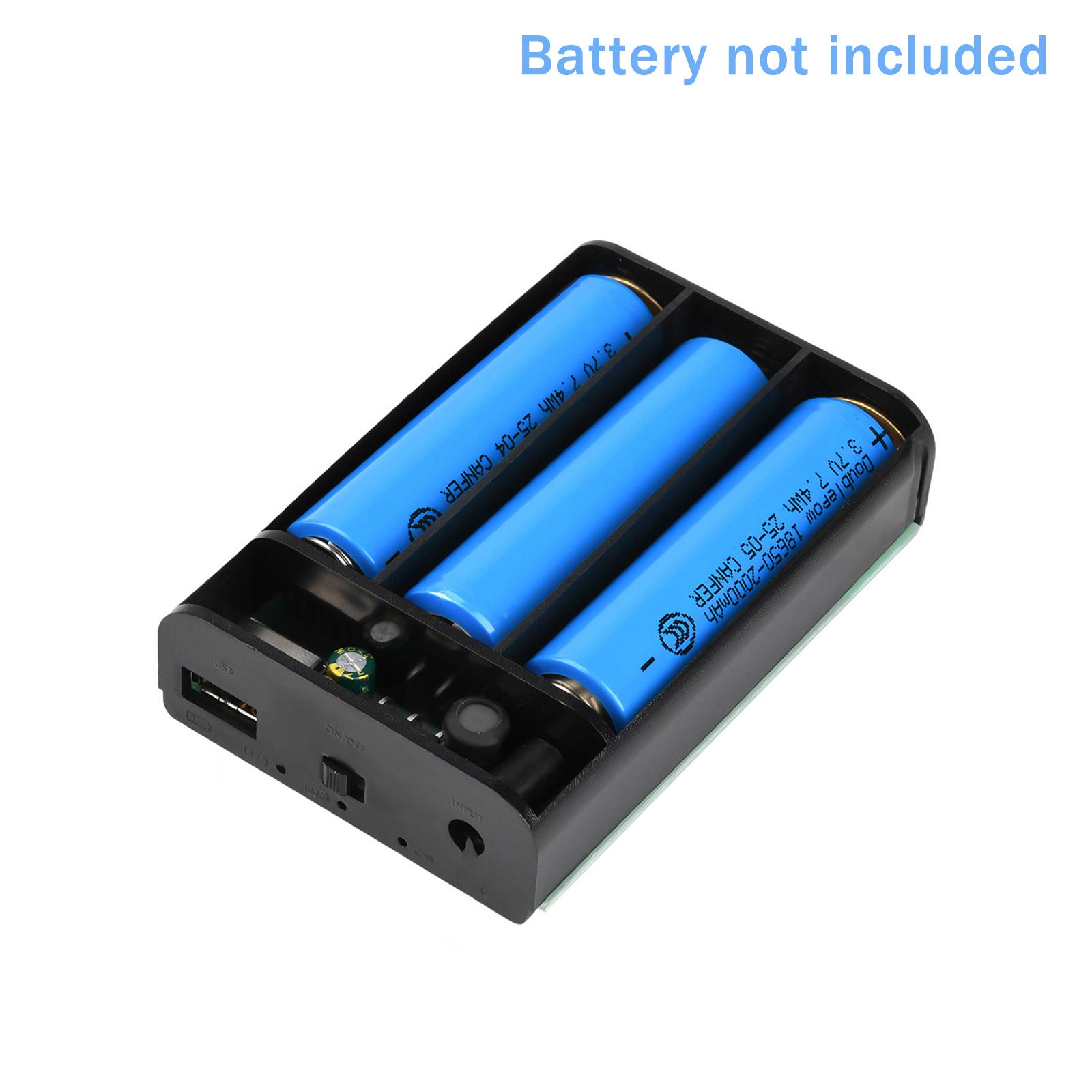 18650 Battery Holder DIY Lithium Battery Box Removable Batteries Case With UPS Ready 5V 9V 12V Output Up To 60W
18650 Battery Holder DIY Lithium Battery Box Removable Batteries Case With UPS Ready 5V 9V 12V Output Up To 60W