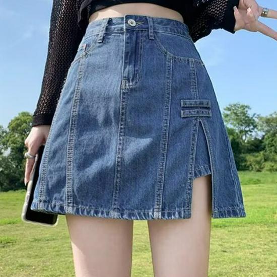 Women s High-Waisted A-Line Denim Mini Skirt - Spring 2025 Collection 2XL: Height 155-165cm (60-65kg)
Women s High-Waisted A-Line Denim Mini Skirt - Spring 2025 Collection 2XL: Height 155-165cm (60-65kg)