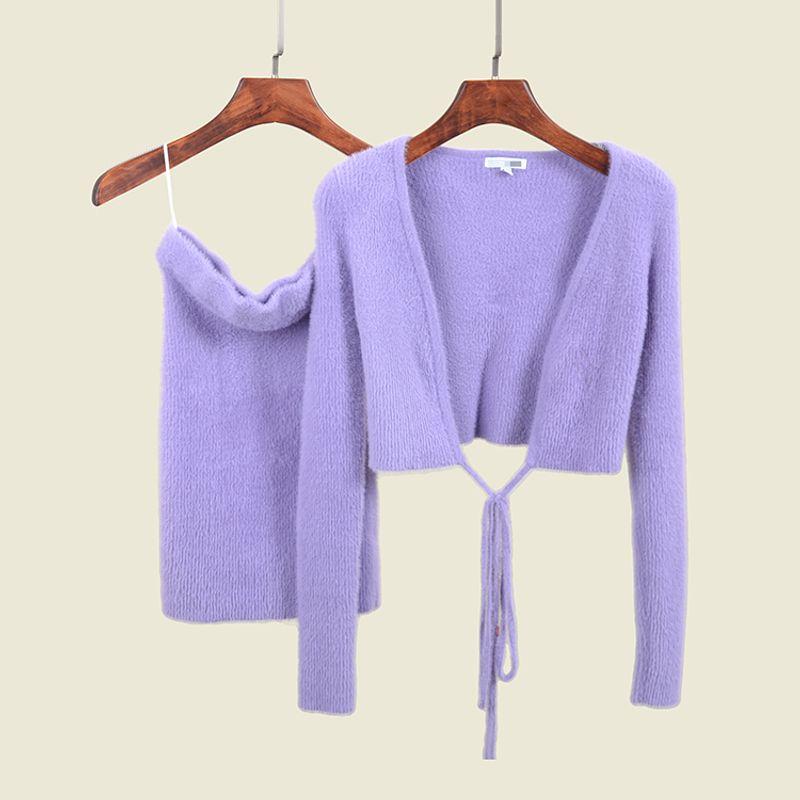 Короткий топ-кардиган, маленькая шаль, внешняя торговля, под норку Violet XL
Короткий топ-кардиган, маленькая шаль, внешняя торговля, под норку Violet XL