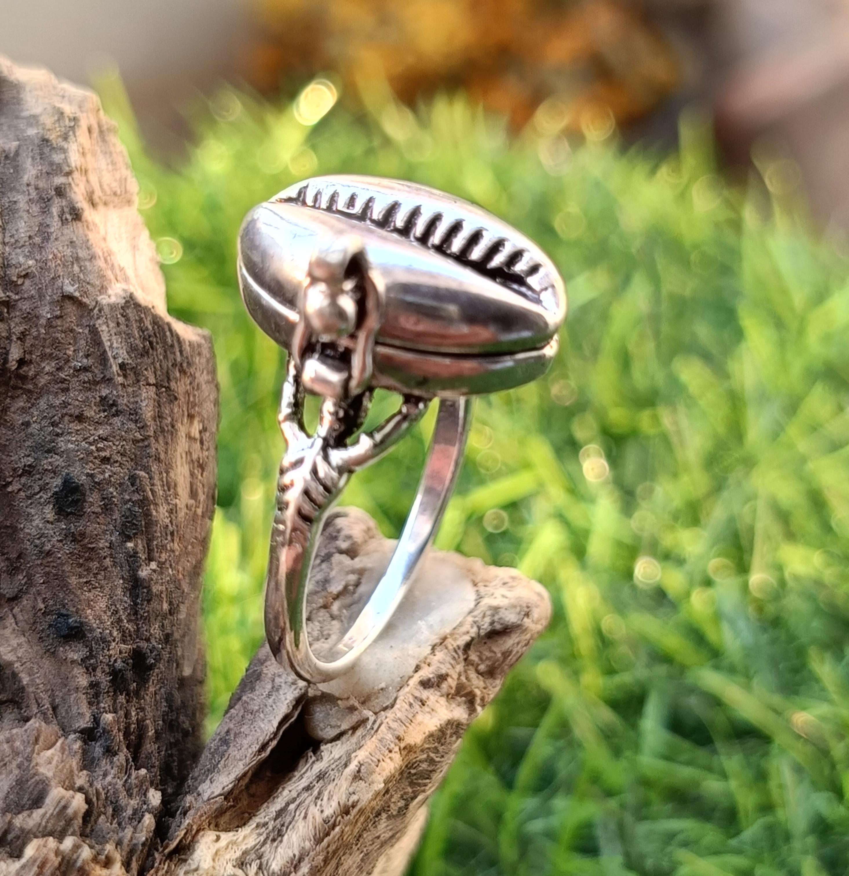 Каблучка з черепашкою каурі, каблучка з мушлею ручної роботи, каблучка з символікою, грошова каблучка з каурі, посріблена каблучка з мушлею каурі, ювелірні вироби з каурі, подарунок до Дня матері. 6 срібний
Каблучка з черепашкою каурі, каблучка з мушлею ручної роботи, каблучка з символікою, грошова каблучка з каурі, посріблена каблучка з мушлею каурі, ювелірні вироби з каурі, подарунок до Дня матері. 6 срібний