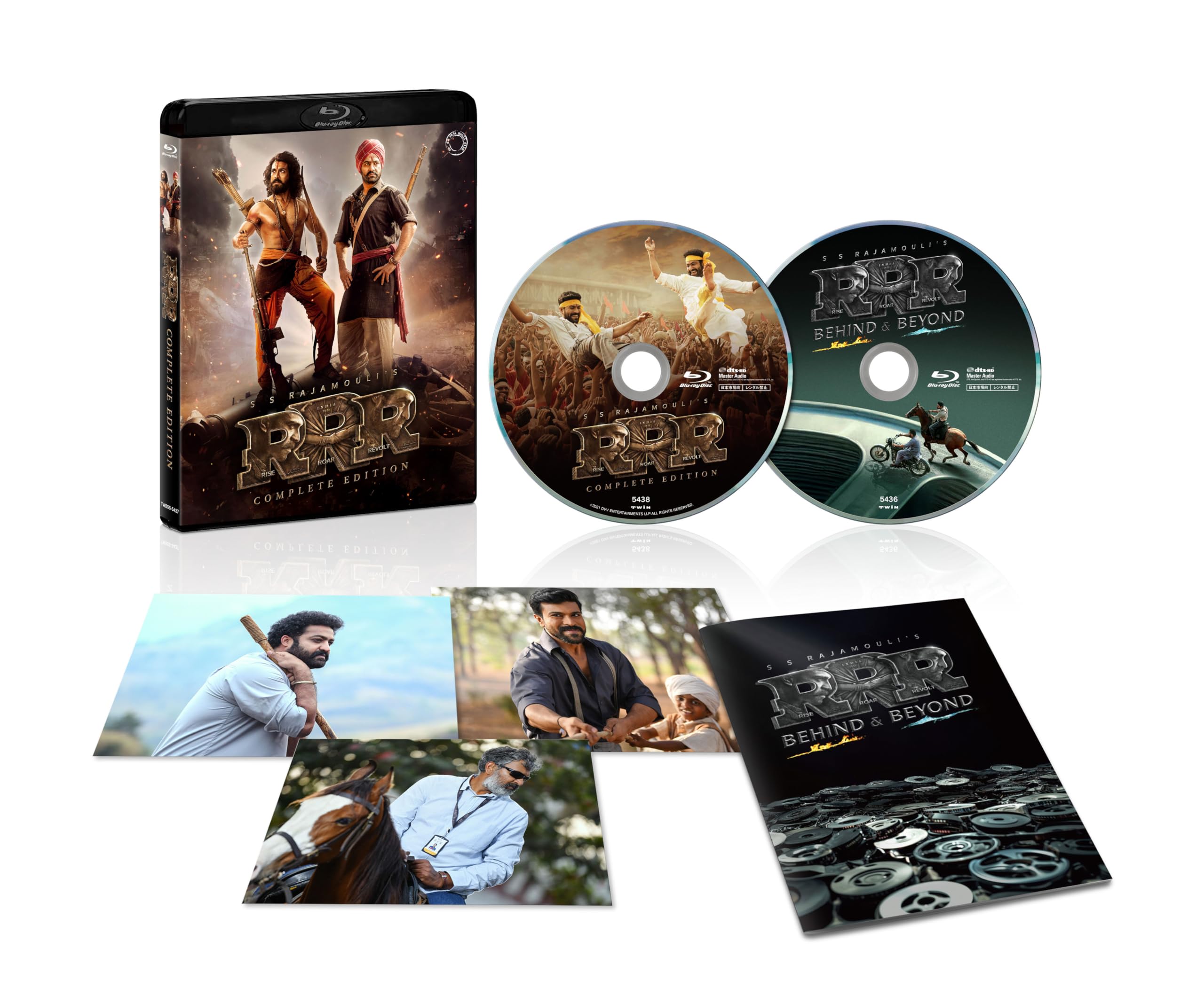 RRR Complete Edition Behind Beyond Blu-ray + RRR & Blu-ray (2-disc set)
RRR Complete Edition Behind Beyond Blu-ray + RRR & Blu-ray (2-disc set)