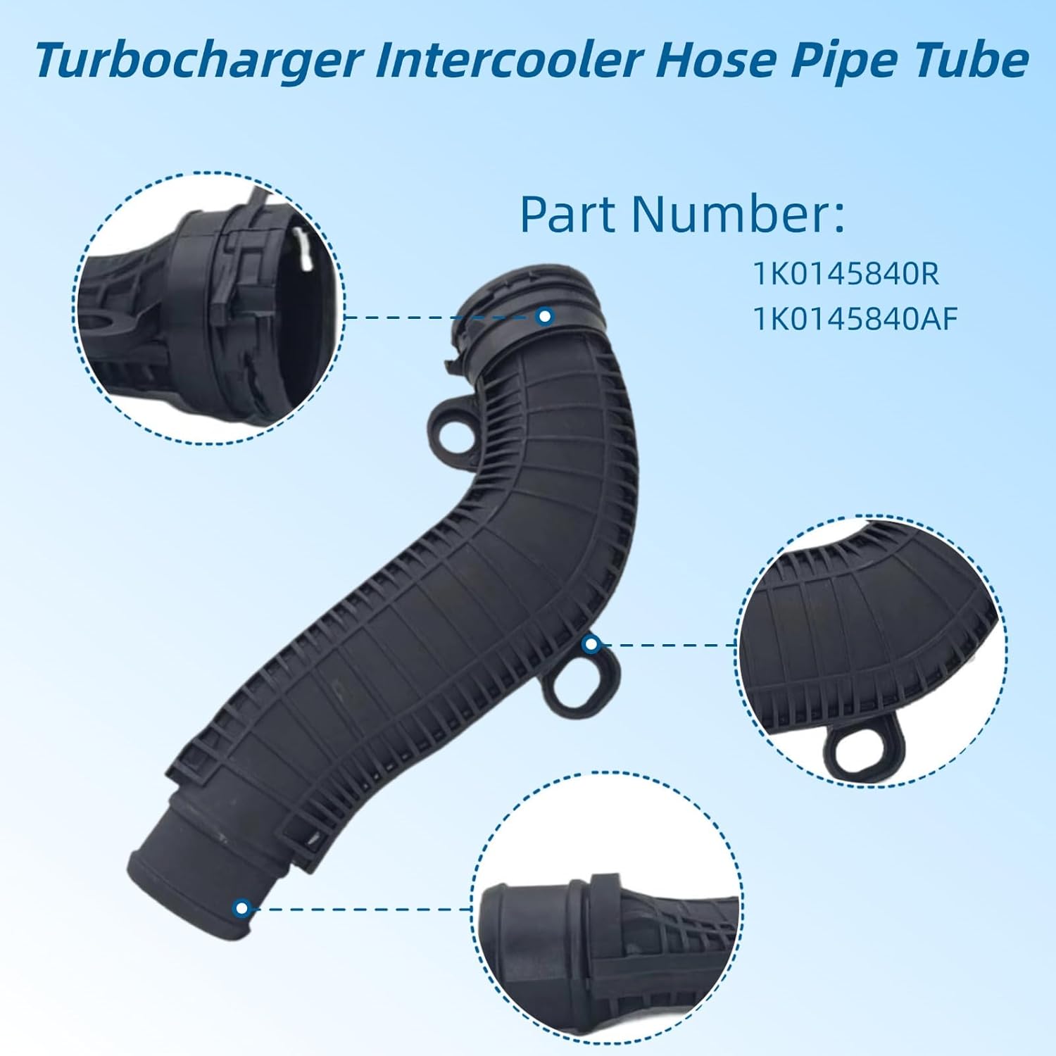 1K0145840R 1K0145840AF Turbocharger Intercooler Hose Pipe Tube Fit for Beetle CC Golf Jetta Passat Tiguan A3/Quattro Skoda Seat
1K0145840R 1K0145840AF Turbocharger Intercooler Hose Pipe Tube Fit for Beetle CC Golf Jetta Passat Tiguan A3/Quattro Skoda Seat