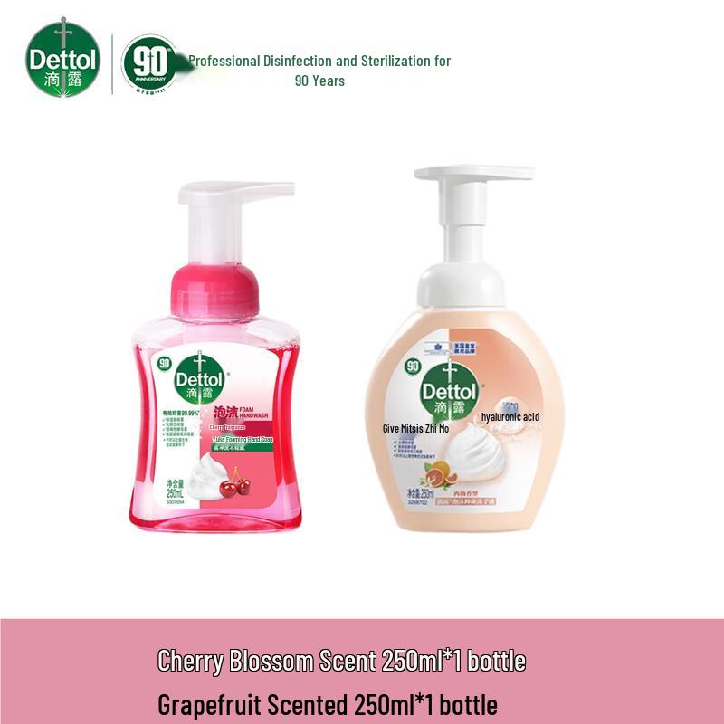 Dettol Kids Antibacterial Foaming Hand Wash Duo
Dettol Kids Antibacterial Foaming Hand Wash Duo