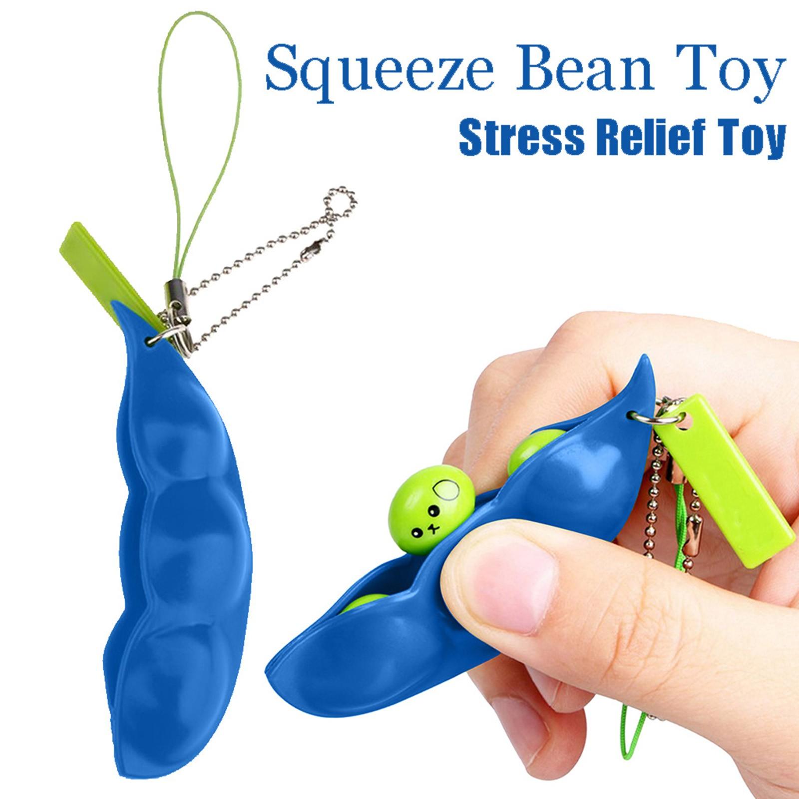 Креативный брелок для декомпрессии гороха для улучшения игрушки давления синий
Креативный брелок для декомпрессии гороха для улучшения игрушки давления синий