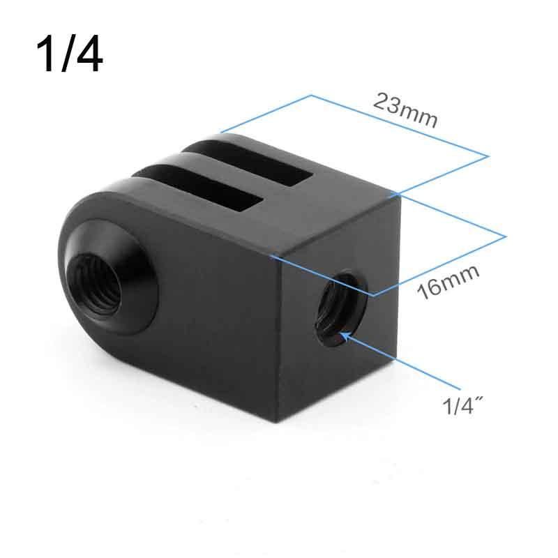 Mini 1/4 M6 Tripod Screw Adapter Aluminum Monopod Mount Base For 13 12 11 10 9 Action Camera Accessories Regular
Mini 1/4 M6 Tripod Screw Adapter Aluminum Monopod Mount Base For 13 12 11 10 9 Action Camera Accessories Regular