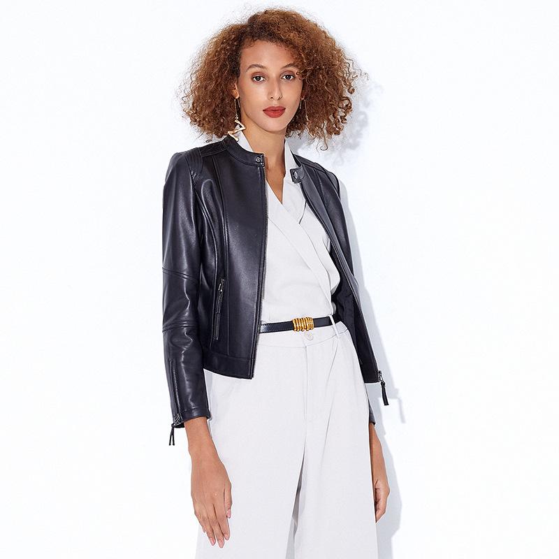 Women s 2025 Spring Genuine Sheepskin Leather Motorcycle Jacket - Short Slim Fit S (approx. 80-93 jin)
Women s 2025 Spring Genuine Sheepskin Leather Motorcycle Jacket - Short Slim Fit S (approx. 80-93 jin)