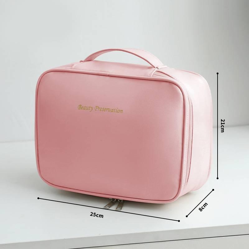 Style Large Capacity Makeup Bag With Waterproof Pu Material For Travel And Home Use рожевий
Style Large Capacity Makeup Bag With Waterproof Pu Material For Travel And Home Use рожевий