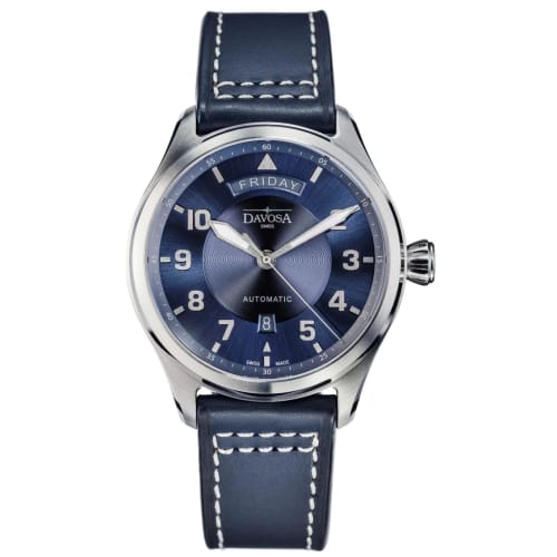 Davosa Newton Pilot Day-Date Automatic Watch, Swiss Made, Blue, 161.585.45
Davosa Newton Pilot Day-Date Automatic Watch, Swiss Made, Blue, 161.585.45