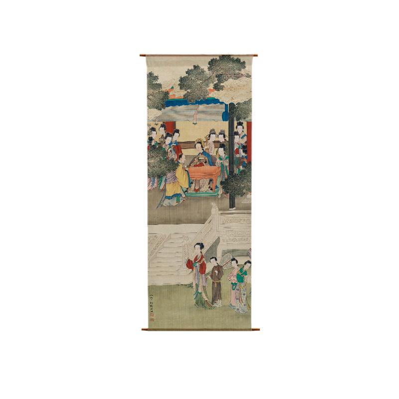 New Chinese Style Traditional Lady Hanging Decoration Semi-transparent Hanging Cloth Classical Zen Wall Decor for Tea Room 40x120cm
New Chinese Style Traditional Lady Hanging Decoration Semi-transparent Hanging Cloth Classical Zen Wall Decor for Tea Room 40x120cm