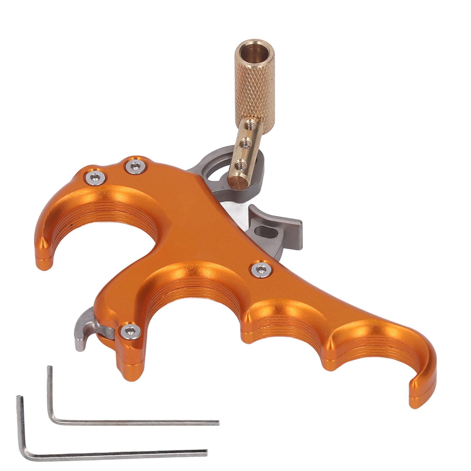 Bow Release Aids Aluminum Alloy Sensitivity Adjustable 4 Fingers Compound Bow Release Aids Gold чорний
Bow Release Aids Aluminum Alloy Sensitivity Adjustable 4 Fingers Compound Bow Release Aids Gold чорний
