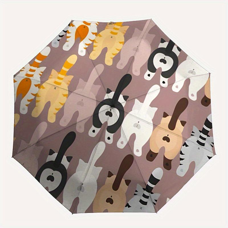 1pc Cat Tail Pattern Automatic Open/close, All-Season Portable Folding Umbrella, Travel, Everyday, Formal Events - Compact Luxury Parasol, Outdoor Acc
1pc Cat Tail Pattern Automatic Open/close, All-Season Portable Folding Umbrella, Travel, Everyday, Formal Events - Compact Luxury Parasol, Outdoor Acc