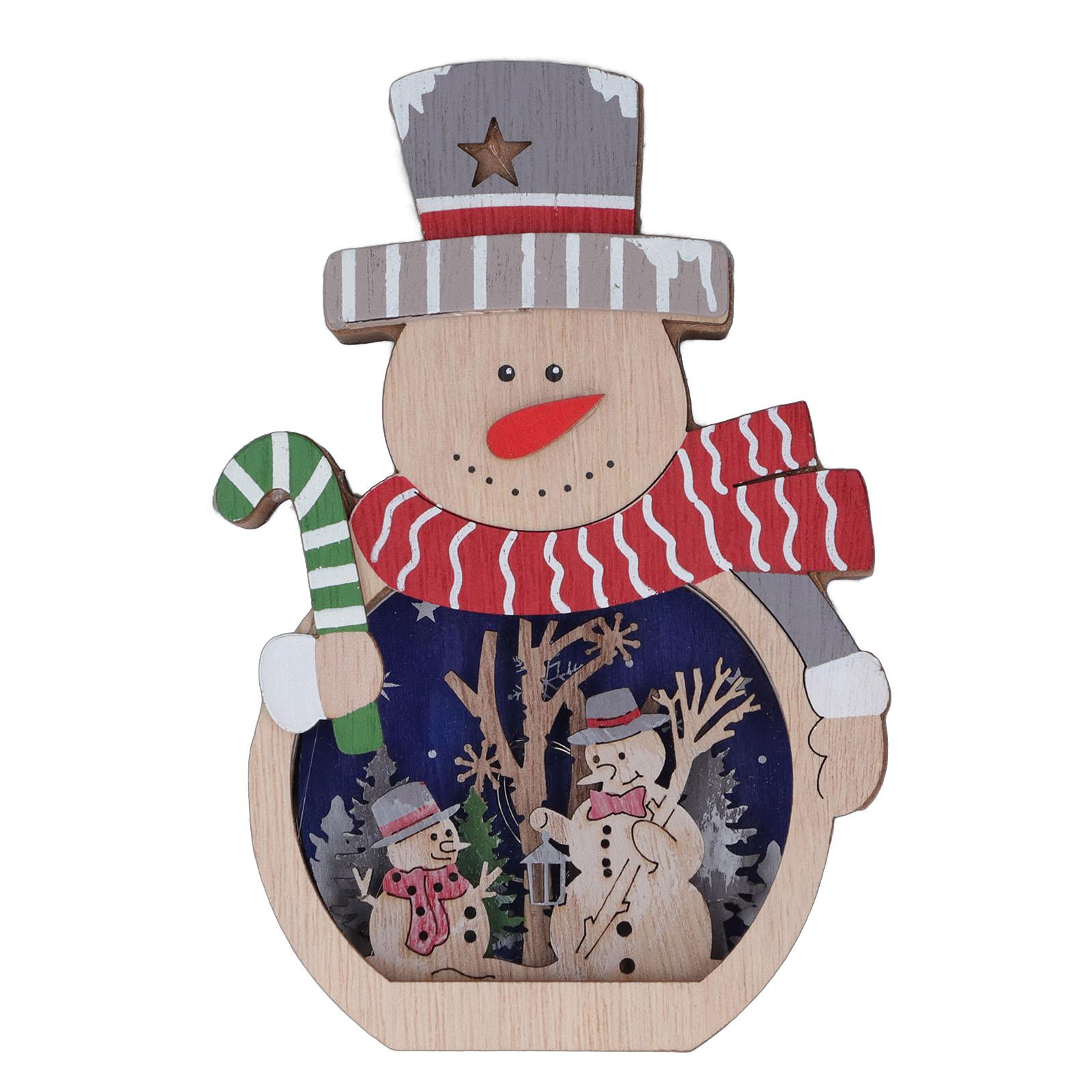 Luminous Christmas Ornament LED Light Emitting Wooden Christmas Decorations Ornaments Gifts for
Luminous Christmas Ornament LED Light Emitting Wooden Christmas Decorations Ornaments Gifts for
